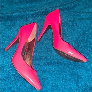 Hot pink heels